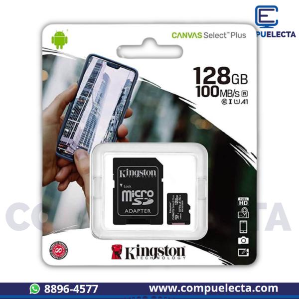 MEMORIA MICRO SD 128GB KINGSTON  CLASS10