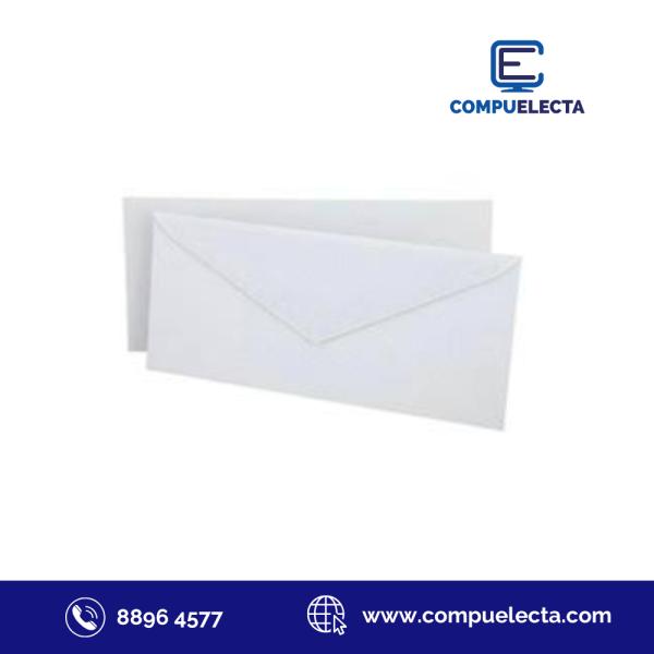 SOBRE TAMA&Ntilde;O CARTA #10 BLANCO