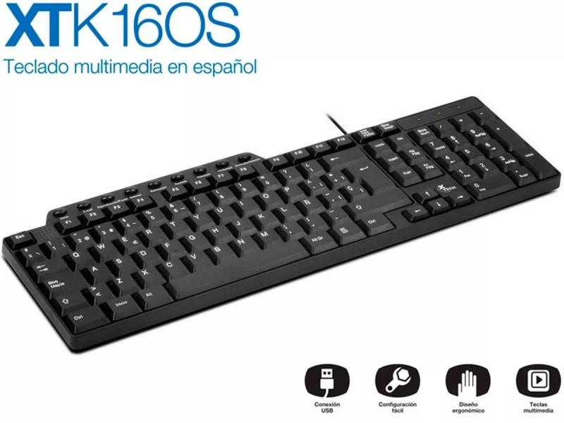 TECLADO XTECH XTK160S