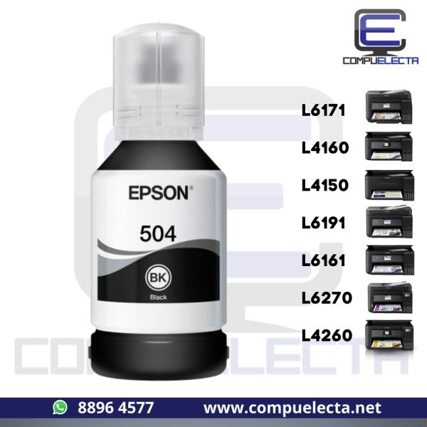 TINTA EPSON T504 NEGRO 127ML