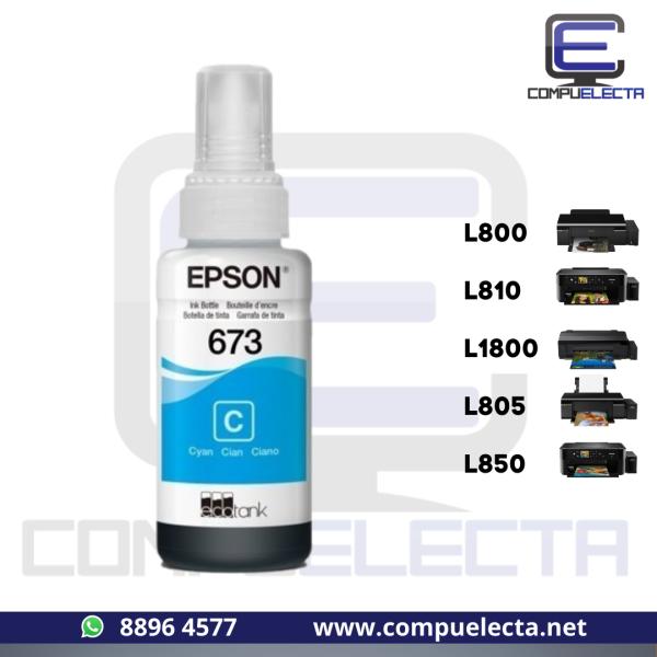 TINTA EPSON T673 CIAN 70ML