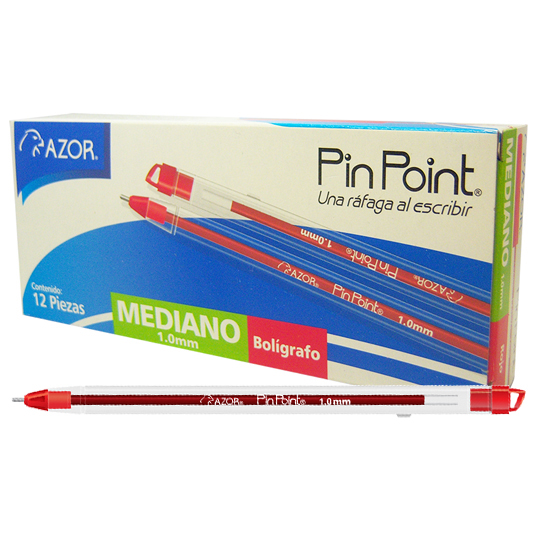 BOLIGRAFO PIN POINT ROJO PUNTA FINA 0.7