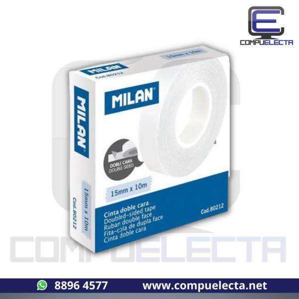 CINTA DOBLE PEGA TRASPARENTE MILAN 10X15  80212