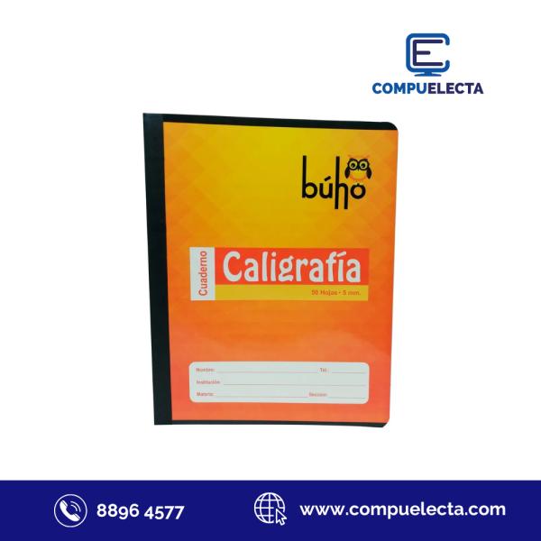 CUADERNO DE CALIGRAFIA 5MM 40HJS BUHO