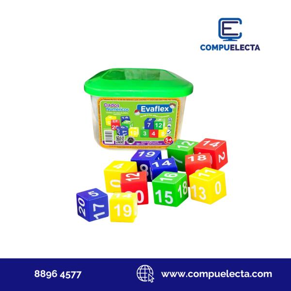 DADOS NUMERICOS PLASTICOS EVAFLEX PT-EV00835