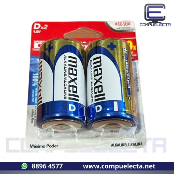 BATERIA D MAXELL LR20-2BP