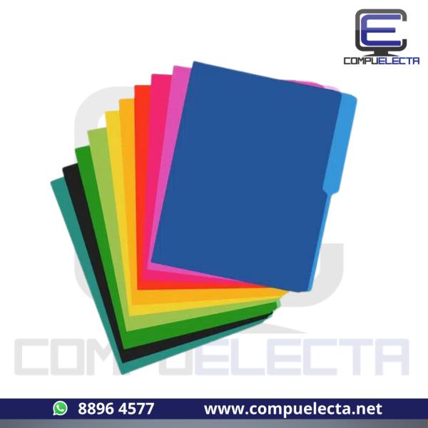 FOLDER COLORES TAMA&Ntilde;O CARTA 1U