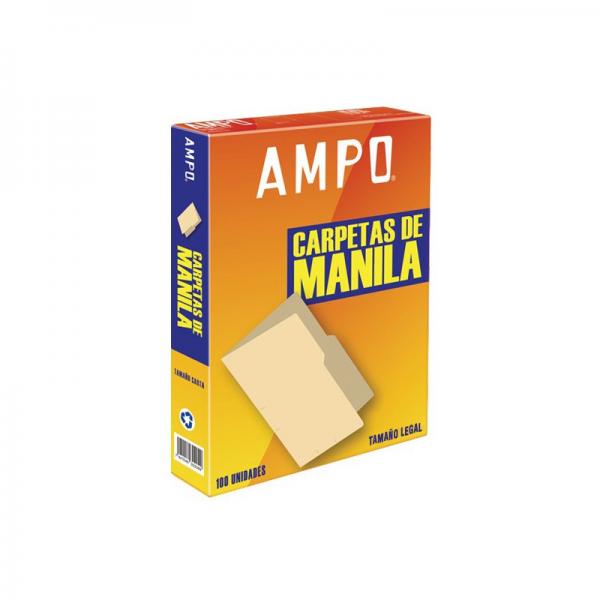 FOLDER MANILA TAMA&Ntilde;O OFICIO CJ100U AMPO