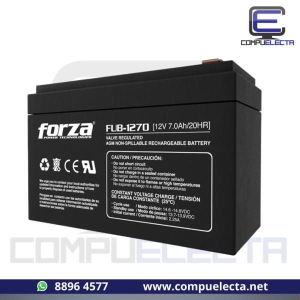 BATERIA UPS 7 AMP  12V FORZA 1270