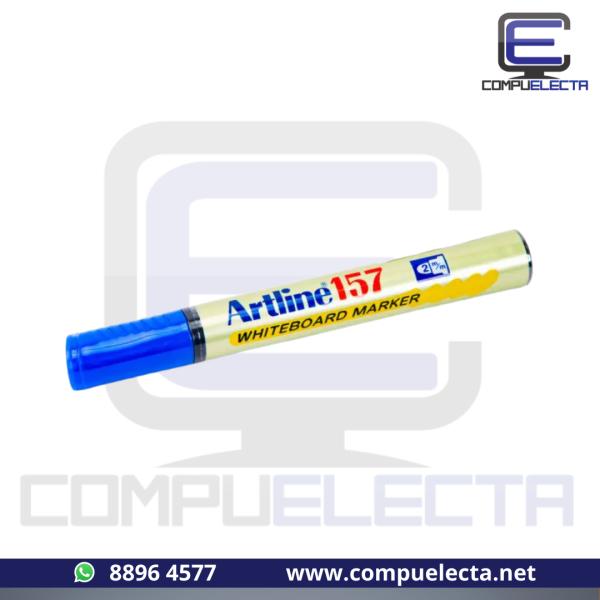 MARCADOR  PIZARRA PTA DE BALA ARTLINE 157 AZUL