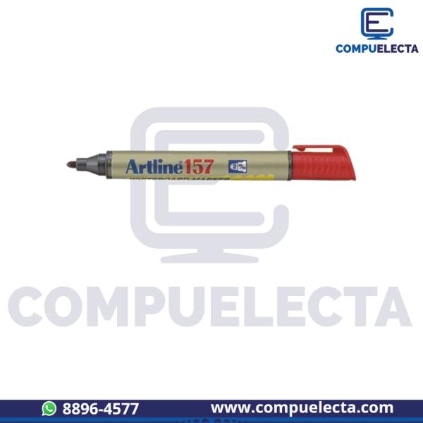 MARCADOR  PIZARRA PTA DE BALA ARTLINE 157 ROJO