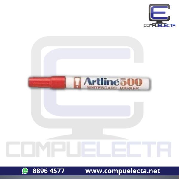 MARCADOR  PIZARRA RECARG ARTLINE 500 ROJO