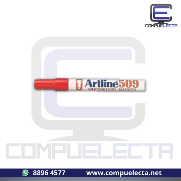 MARCADOR  PIZARRA RECARG ARTLINE 509 ROJO
