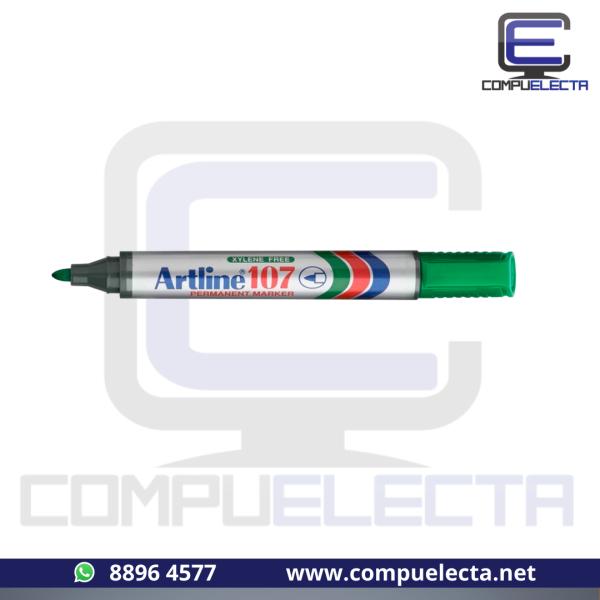 MARCADOR PERMANENTE ARTLINE 107 VERDE