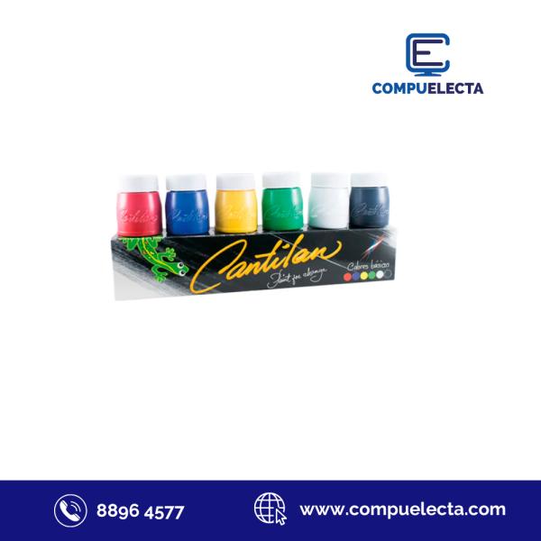 TEMPERA CATILAN ESCOLAR 6 COLORES