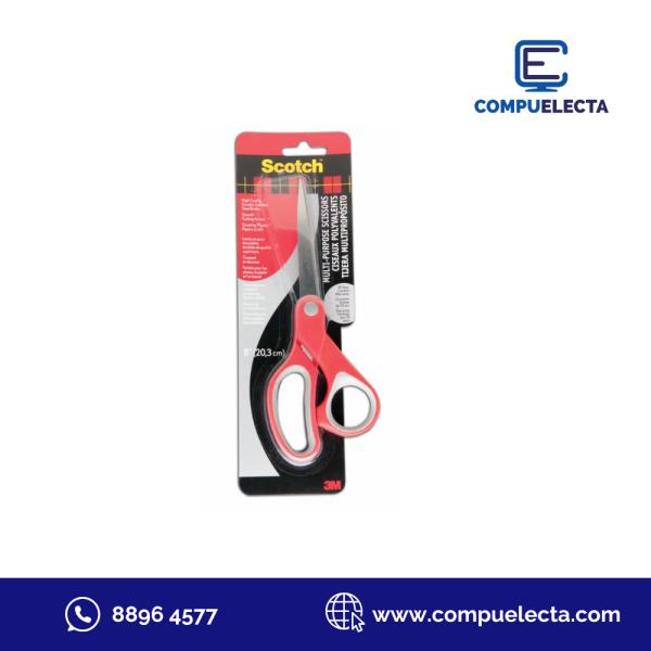 TIJERA ADULTO MARCA SCOTCH 8" 3M 1408