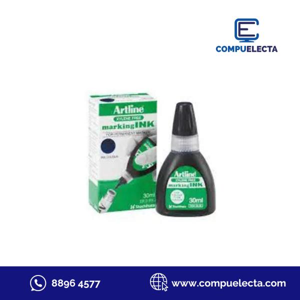 TINTA PARA MARCADORES PERMANENTE ARTLINE VERDE 30ML