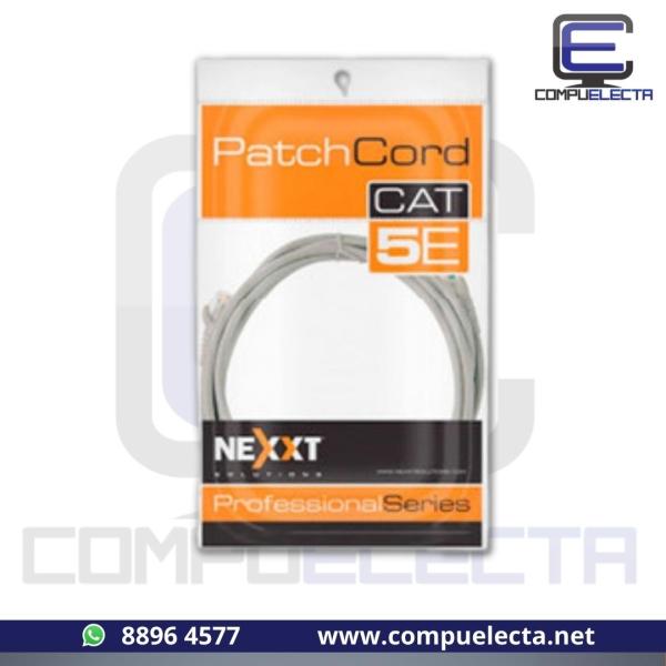 CABLE RED 25PIES CAT5 NEXXT GRIS (7.62 mts)