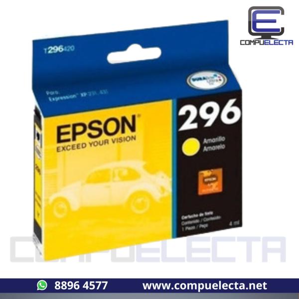 CARTUCHO EPSON 296 AMARILLO