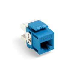 CONECTOR CAT6E P/PARED NEXXT AZUL