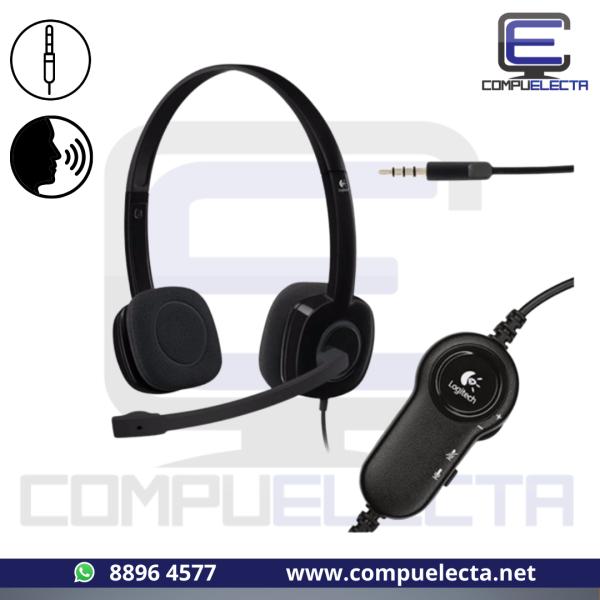 AUDIFONO HEADPHONE LOGITECH H151 NEGROS