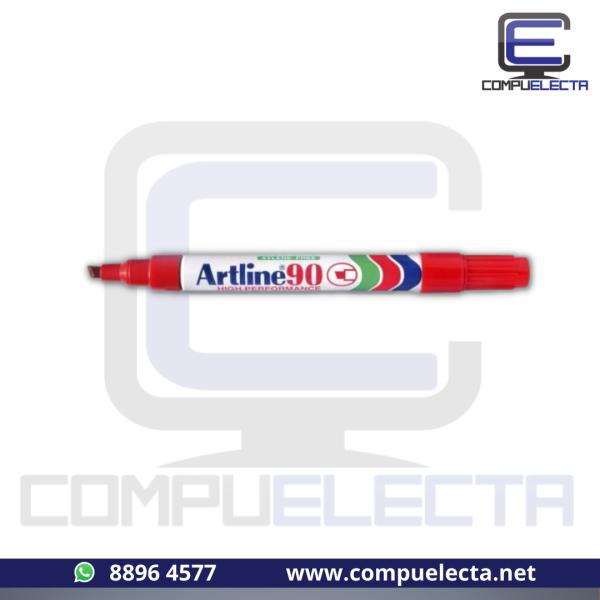 MARCADOR PERMANENTE  RECARG ARTLINE 90 ROJO