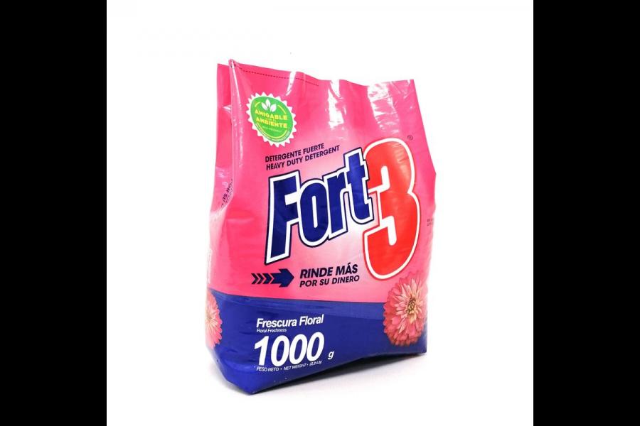 DETERGENTE FORT 3 FLORAL 1000G