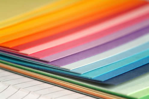 PAPEL SATINADO COLORES PLIEGO 19*25