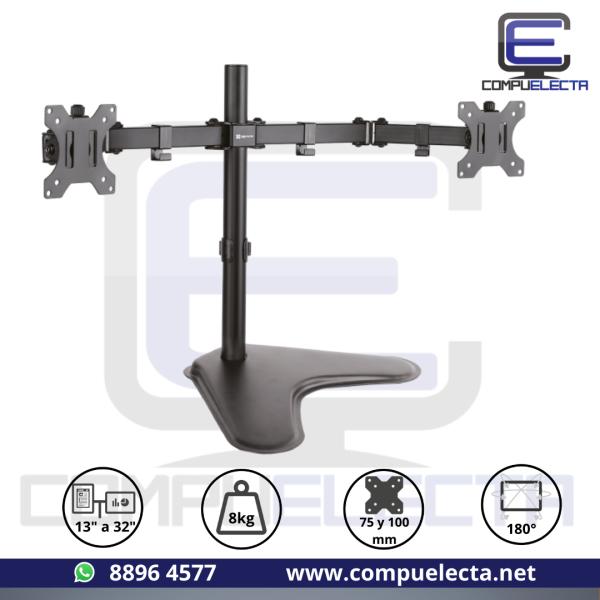 SOPORTE DE MONITOR DOBLE KLIPX KPM-311