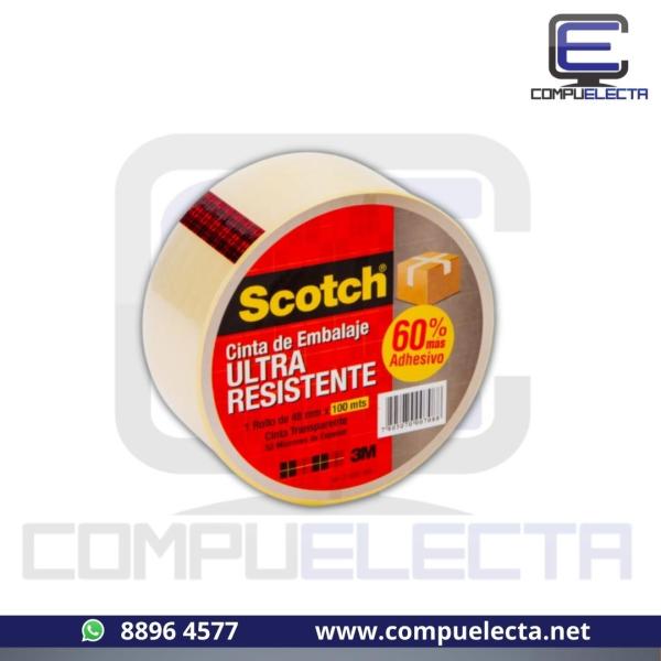 CINTA EMPAQUE TRANSPARENTE SCOTCH 48MM 100MTS