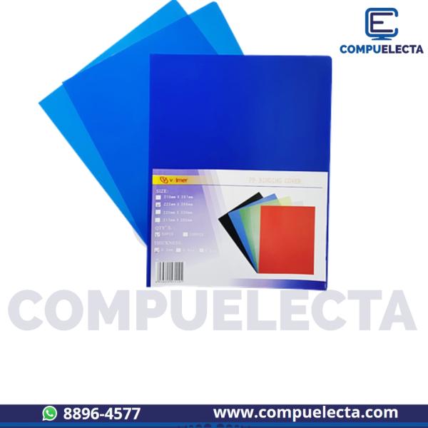 CUBIERTA PARA EMPASTE AMPO TAMA&Ntilde;O CARTA COLORES