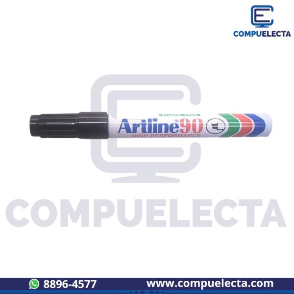 MARCADOR PERMANENTE RECARG ARTLINE 90 NEGRO
