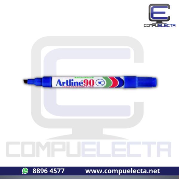 MARCADOR PERMANENTE  RECARG ARTLINE 90 AZUL