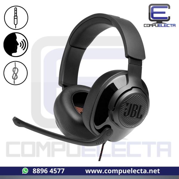 AUDIFONO HEADPHONES GAMER JBL Q200 C/MIC 200BLKAM
