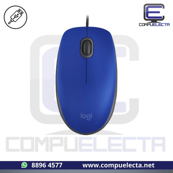 MOUSE LOGITECH USB M110 AZUL