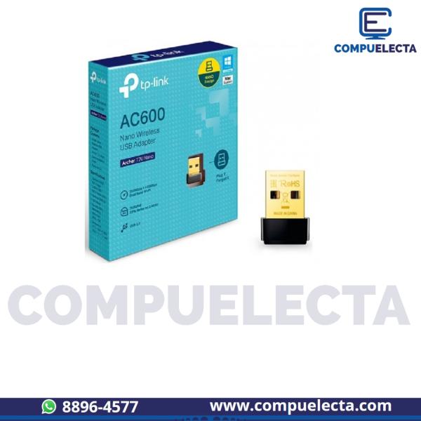 ADAPTADOR WIRELESS TP-LINK AC600 T2U NANO