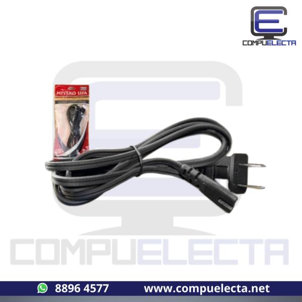 CABLE DE PODER TIPO 8 IMPRESORA 6PIES MIYAKO (1.8MTS) AC-006HQ