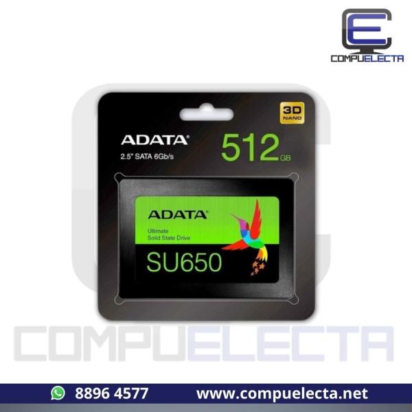 DISCO ESTADO SOLIDO ADATA 512GB SU650 ULTIMATE