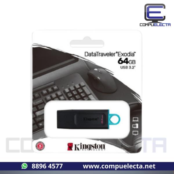 MEMORIA USB 64GB KINGSTON DTXM NEGRA DTX/64GB