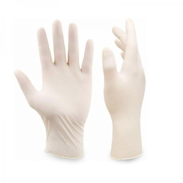 GUANTE LATEX  HOSP BAJO POLVO TALLA  S,M PAQ 100