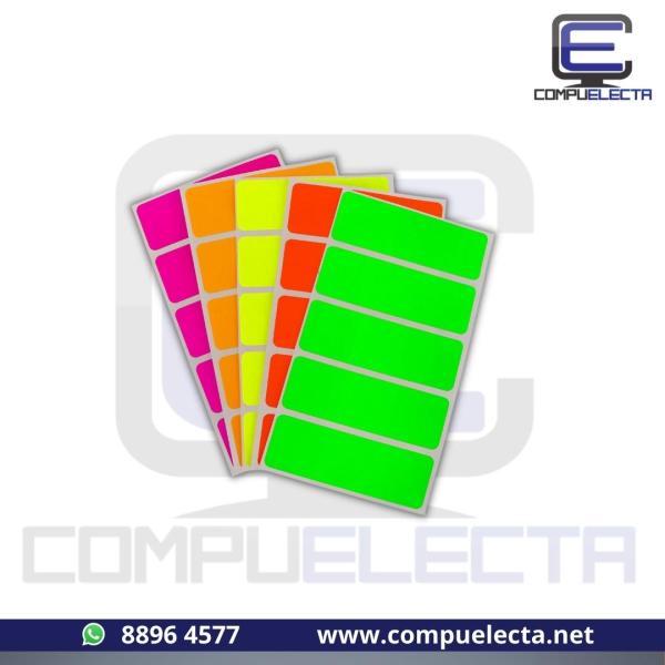 ETIQUETA PEGA PRES 150B-NA COLORES FOSFOR BUHO