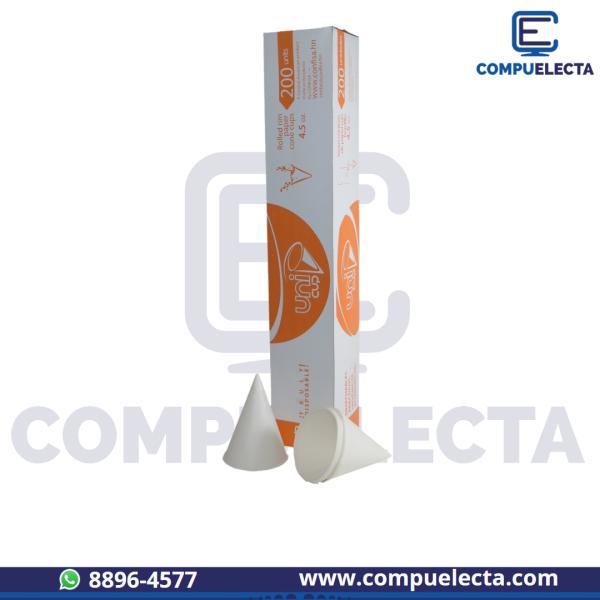 COPITOS PARA AGUA NARANJA CJ/200