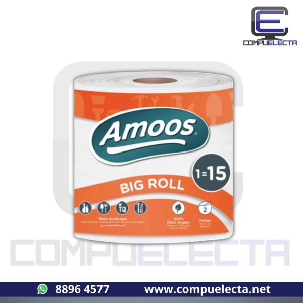 TOALLA INDUSTRIAL COCINA AMOOS 364H DOBLE HOJA BIG ROLL UNIDAD 6291083