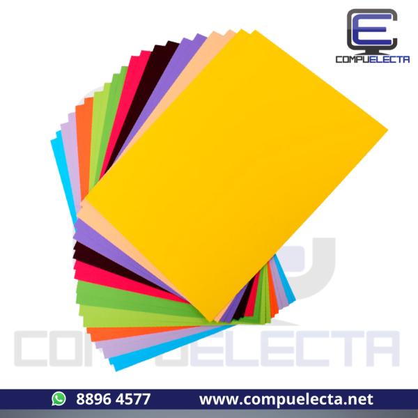 CARTULINA BRISTOL SURTIDO COLORES 100U BUHO