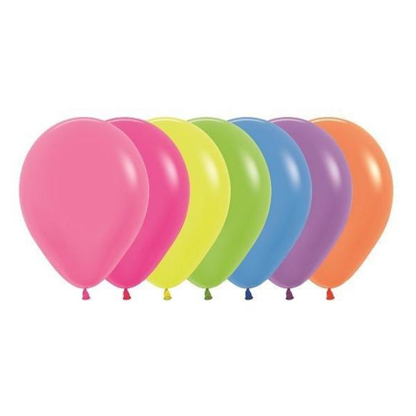 GLOBO R-12 NEON SURTIDO 50U