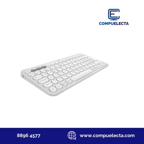 TECLADO BLUETOOTH LOGITECH PEBBLE 2 K380S BLANCO