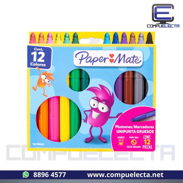 MARCADOR PAPER M JUMBO 12COL 1