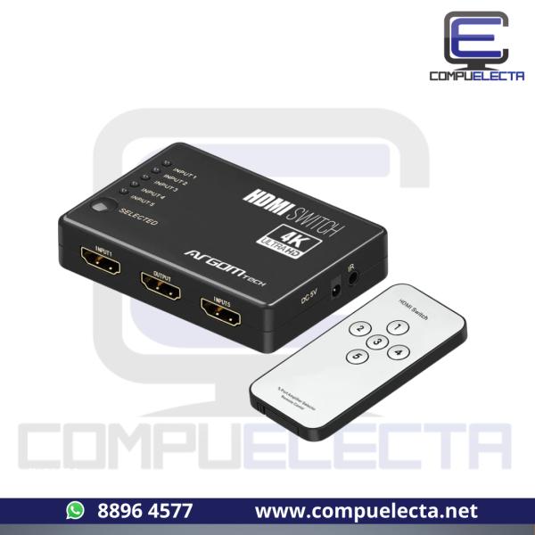 SWITCH HDMI 5 DIS ARGOM HD ARG-AV-5125(4K)
