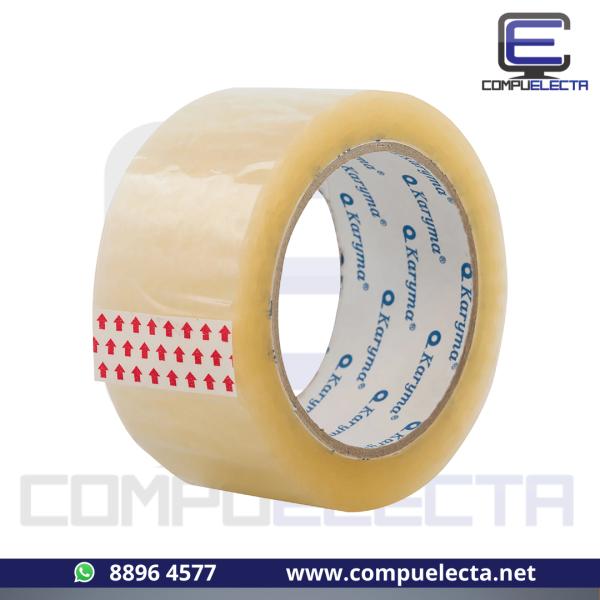 CINTA EMPAQUE TRANSPARENTE KARYMA 48MM 2" 35MTS