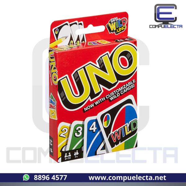 JUEGO MESA MATTEL UNO CARTAS 7A+